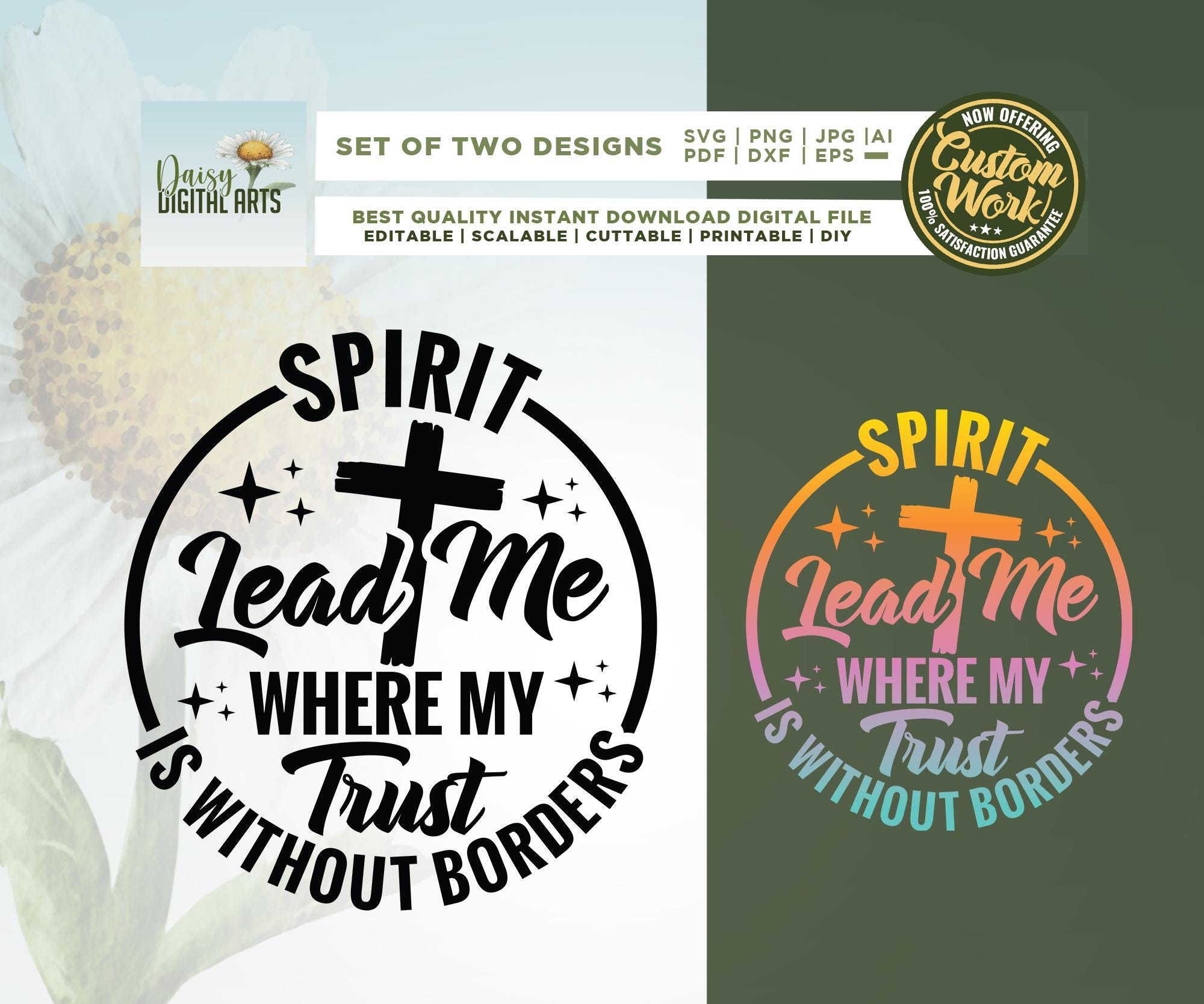 Spirit Religious Svg, Religious Png, Spirit Lead Me Svg, Christian Svg ...