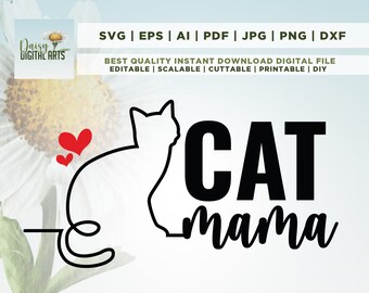 ねこママページ 猫ママ svg、png、eps、dxf、pdf、jpg。猫ママ svg、猫 svg、猫の
