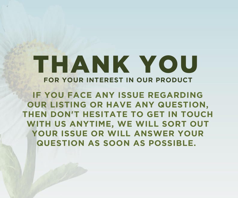 May include: Thank you for your interest in our product. If you face any issue regarding our listing or have any question, then don't hesitate to get in touch with us anytime, we will sort out your issue or will answer your question as soon as possible.