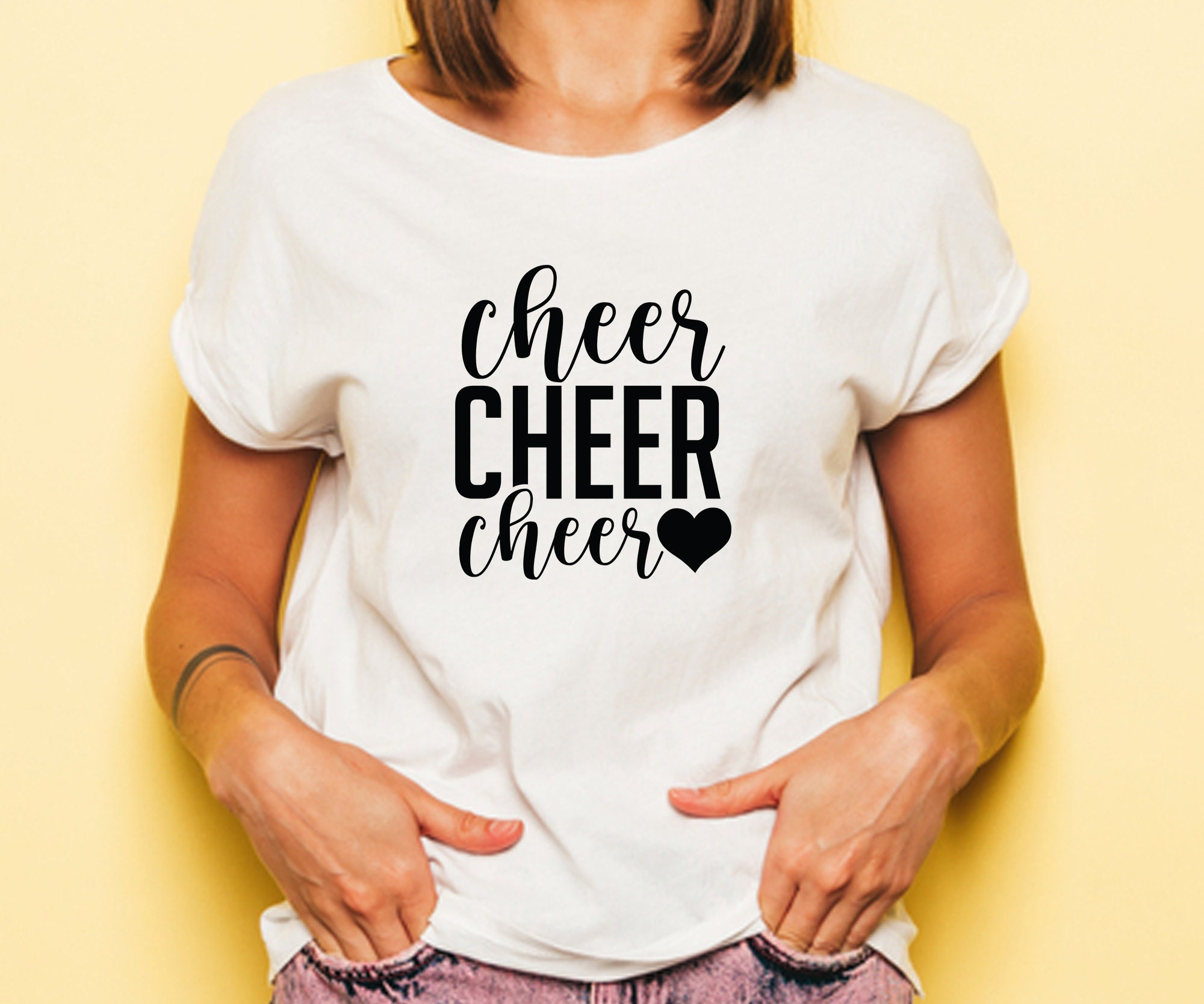 Cheer SVG File, Cheer Cut File for Cricut, Cheerleader Svg, Cheer Word ...