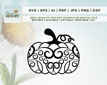 Pumpkin, Fall, Halloween, Autumn, Cut File, Cricut, Png, Svg, sublimation, silhouette, instant download, Fall svg, pumpkin svg, Halloween