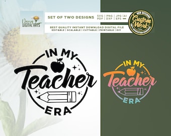 In mijn leraar tijdperk svg, tijdperk leraar png, leraar png, leraar ontwerp svg, Cricut, trendy school png, tijdperk van mijn leraar png, retro tijdperk leraar