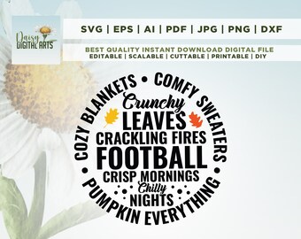 Cozy blankets crunchy leaves crackling fires football, fall svg, halloween svg, halloween png, Cricut, fall list, fall bucketlist svg, Png