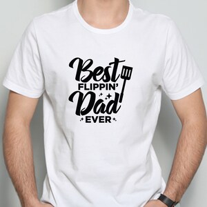 Best Flippin' Dad Ever, Apron Saying Svg, Father's Day Quote, Funny BBQ ...