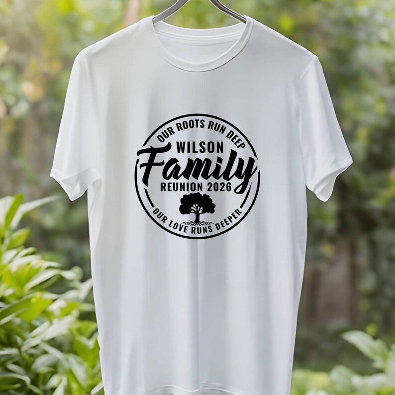 Family Reunion 2026 SVG, Our Roots Run Deep, Family Tree (Digital Download) image 9