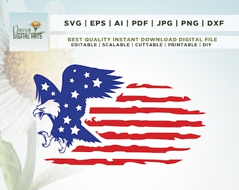 Distressed American Eagle Flag svg, American Eagle Flag SVG, Eagle svg, Eagle Flag SVG, 4 luglio svg, Png, Svg, bandiera svg, patriottico svg