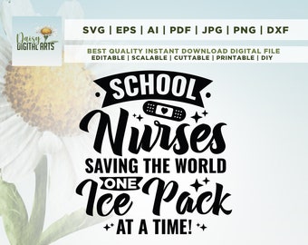 Nurses Day Gift, School Nurse Gift, School Nurse Svg, Health Room Decor, Funny Nurse Svg, Cricut, Png, Svg, sublimation