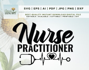 Nurse Practitioner Svg, Nurses Week, Future Nurse, Cut File, Cricut, Png,  sublimation, Nurse Design, Funny Nurse Svg, instant download