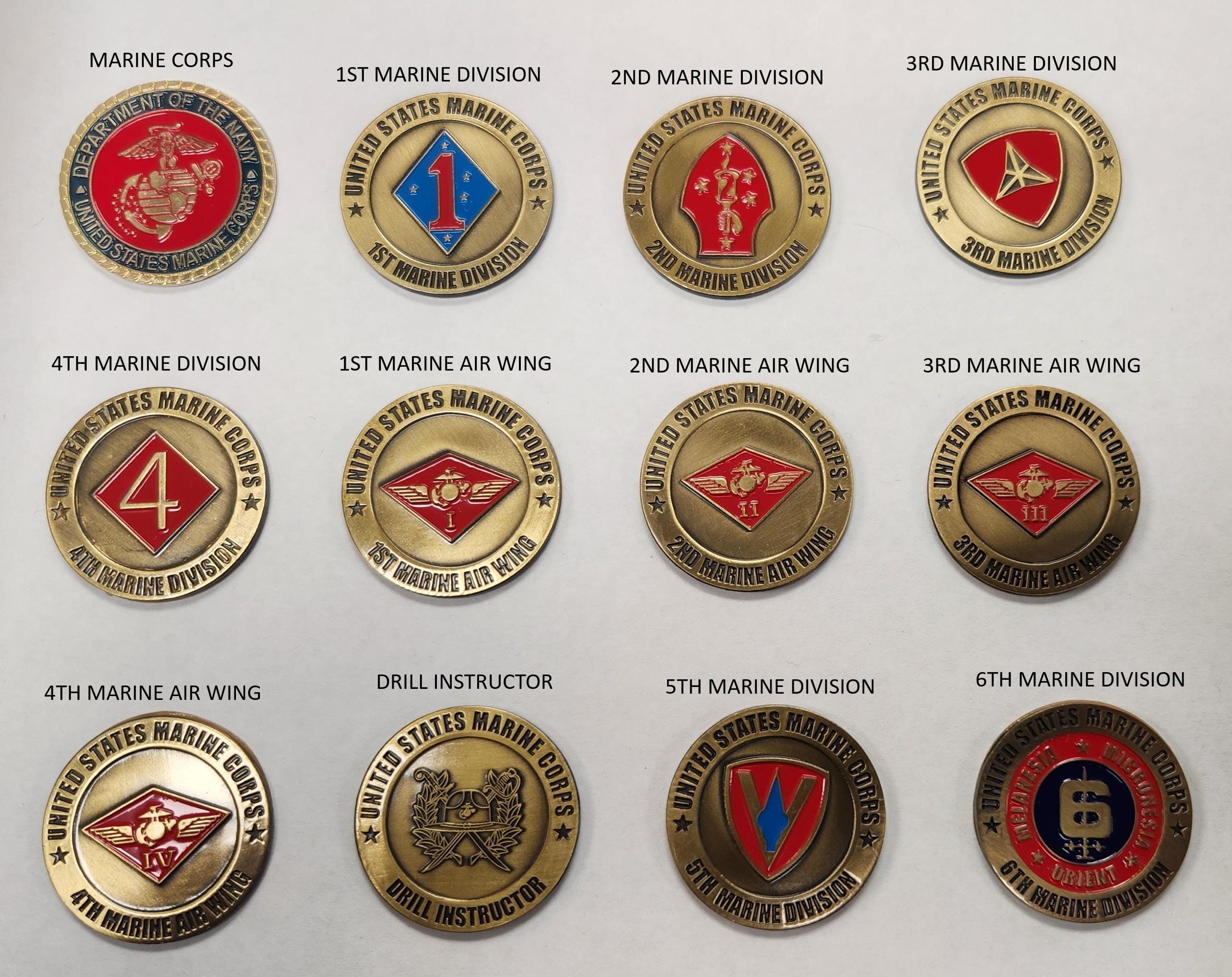 United States Marine Career and Division 30mm (1-1/5