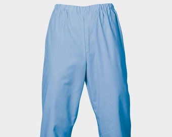 Pantalón médico de señora. Pantalón médico de ropa laboral para mujer. Pantalón cintura elástica.