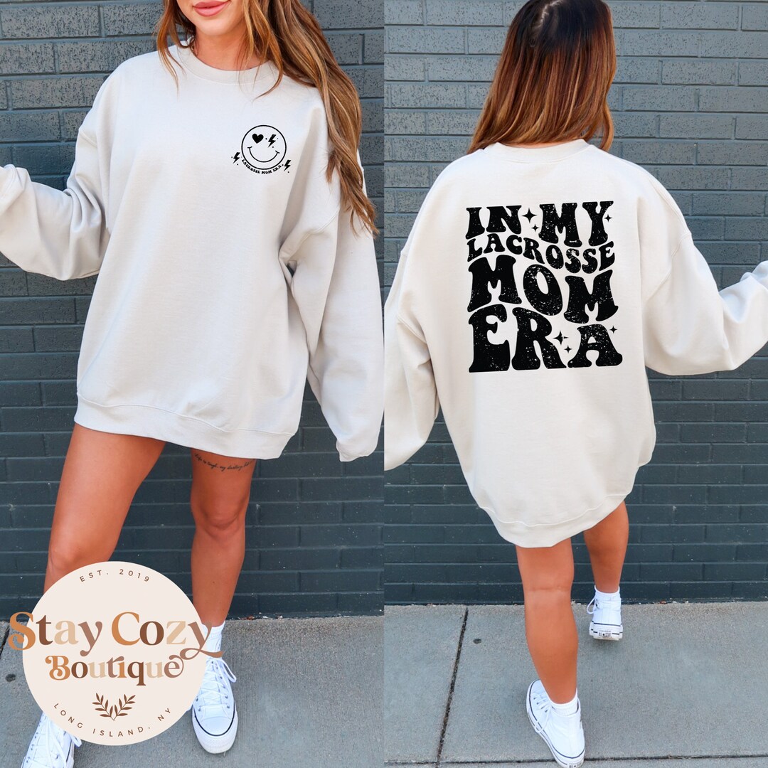 In My Lacrosse Mom Era Sweatshirt Lacrosse Mom Sweatshirt Etsy