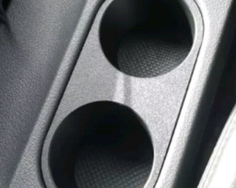 VW Caddy Cup Holder Insert - Black - 3D Printed
