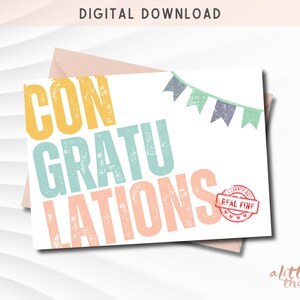 Afdrukbare Moederdagkaart, grappige kaart voor mama, Gefeliciteerd, ik ben heel goed geworden, Instant Digitale Download, Afdrukbare envelop