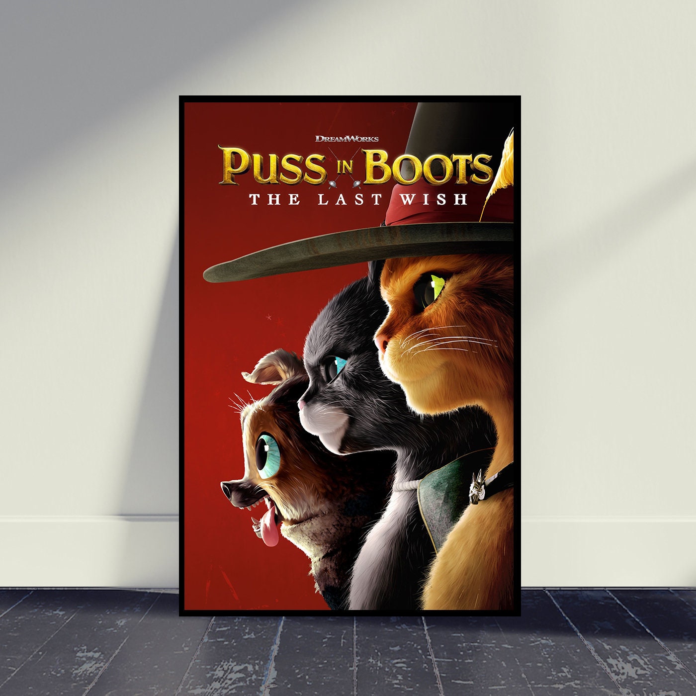 Puss In Boots Movie Poster Puss In Boots Movie Poster