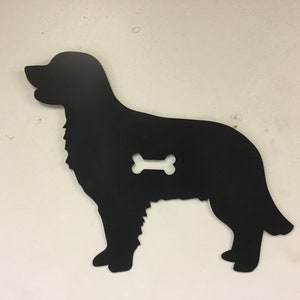 Metal Golden Retriever Wall Hanging 24” x 20”