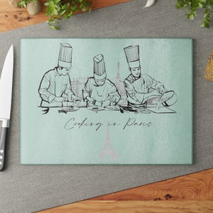 Glass Cutting Board, paris, cooking in Paris, chopping board
