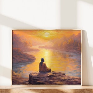 Sanctuary of Stillness | Poster | Religious Art | Sikh Art | Sikh Gifts | Sikh Wall Art