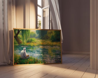 Enlightened Stillness | Poster | Religious Art | Sikh Art | Sikh Gifts | Sikh Wall Art