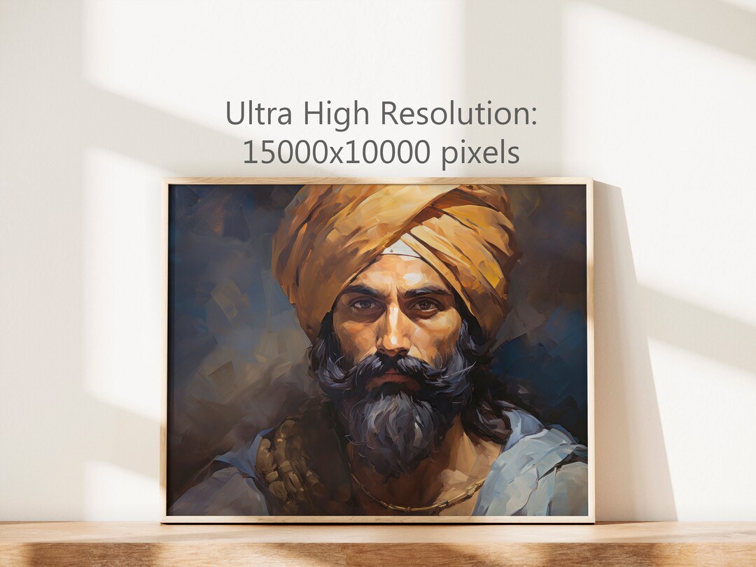 Palatial Paragon Sikh Art Digital Wall Art Digital Etsy