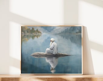 The Meditative Path | Poster | Religious Art | Sikh Art | Sikh Gifts | Sikh Wall Art