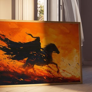 Sikh Warrior | Unframed Poster | Sikh Wall Art Sikh Religious Art Sikh Gift Spiritual Sikh Decor Sikh Religious Art