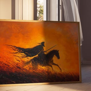 Sikh Warrior | Unframed Poster | Sikh Wall Art Sikh Religious Art Sikh Gift Spiritual Sikh Decor Sikh Religious Art