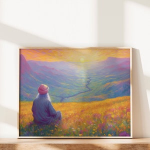 Zenith of Peace | Poster | Religious Art | Sikh Art | Sikh Gifts | Sikh Wall Art