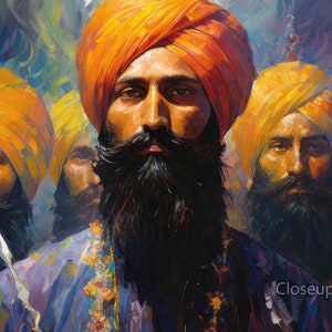 Faith Reimagined | 550+ DPI Poster | Religious Art | Sikh Art | Sikh Gifts | Sikh Wall Art