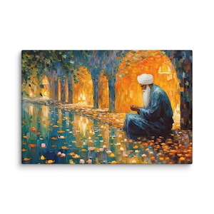 The Silent Symphony | Canvas | Religious Art | Sikh Art | Sikh Gifts | Sikh Wall Art