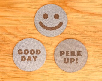 Positivity Espresso Puck Screens (3 Pack) | Stainless Steel Mesh | For All Portafilter Sizes 58.5MM, 53.5MM, 51MM | Coffee Filter Screen