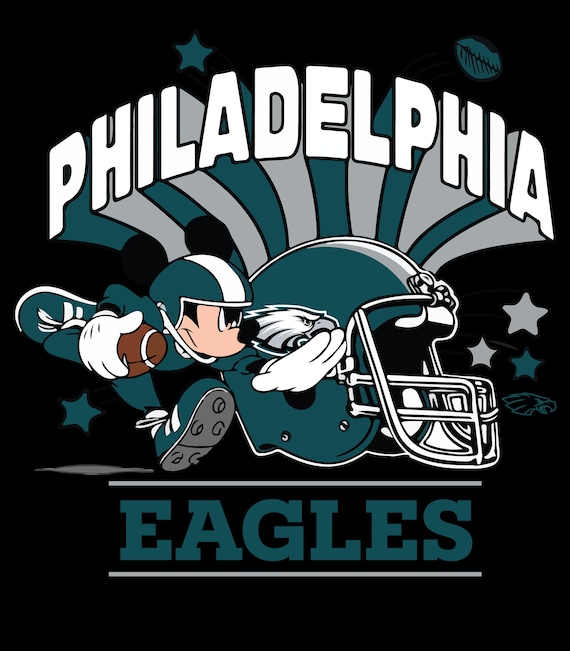Mickey American Football PNG, Eagles Football Png, Football Sublimation Design, Football Shirt, Mickey Football Clipart PNG