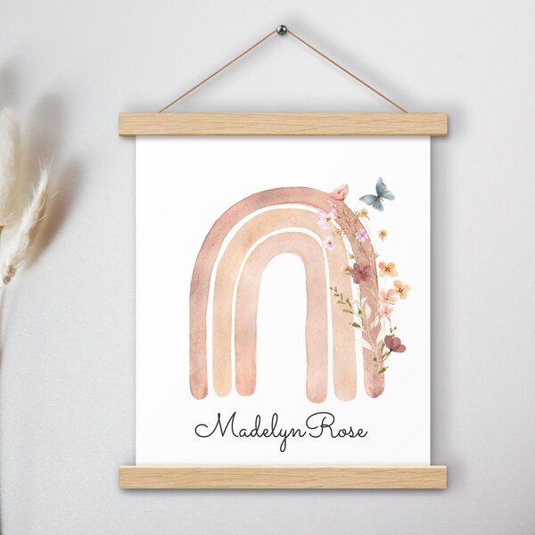 Wall Flowers Nursery Etsy