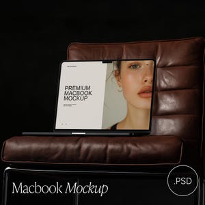 Aesthetic MacBook Mockup | Modern Laptop Mockup | Website Mockup | Realistic Apple Device | Digital Products | Etsy Listing Mockup | PSD