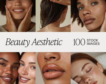 100 Beauty Stock Images Collection, Skincare Stock Photos, Beauty Stock Photos, Diverse Women Stock Images, Digital Stock Images Bundle