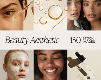 150 Beauty Stock Photos Collection, Skincare Stock Images, Beauty Stock Photos, Diverse Women Social Media Images, Digital Images Bundle