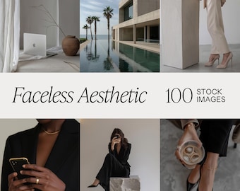 100 Faceless Marketing Stock Photos, MRR PLR, Business Woman Image, Social Media Photos, Luxury, Moody Aesthetic, Editorial Stock Images