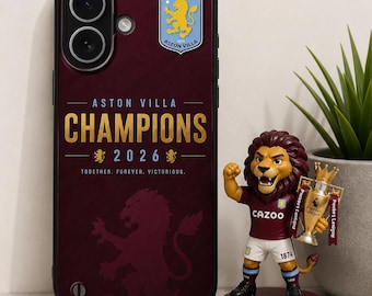 Aston Villa FC Champions 2026 Mobile Phone Case Any Model