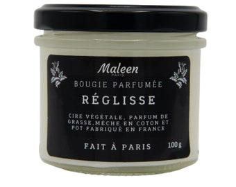 Bougie parfumée à la réglisse