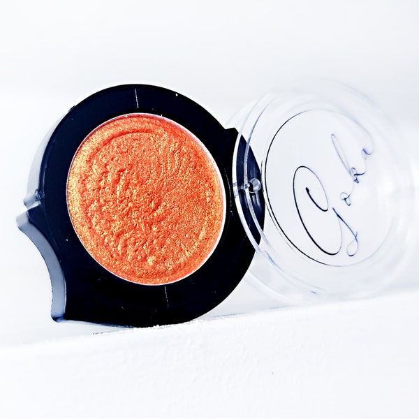 Lidschatten • Duochrome Orange • Highlighter Effekt • Eco veganes handgemachtes make-up ohne tierversuche • Lang anhaltende