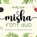 Misha Font, Display Font, Script Font, Wedding Font, Modern Font ...