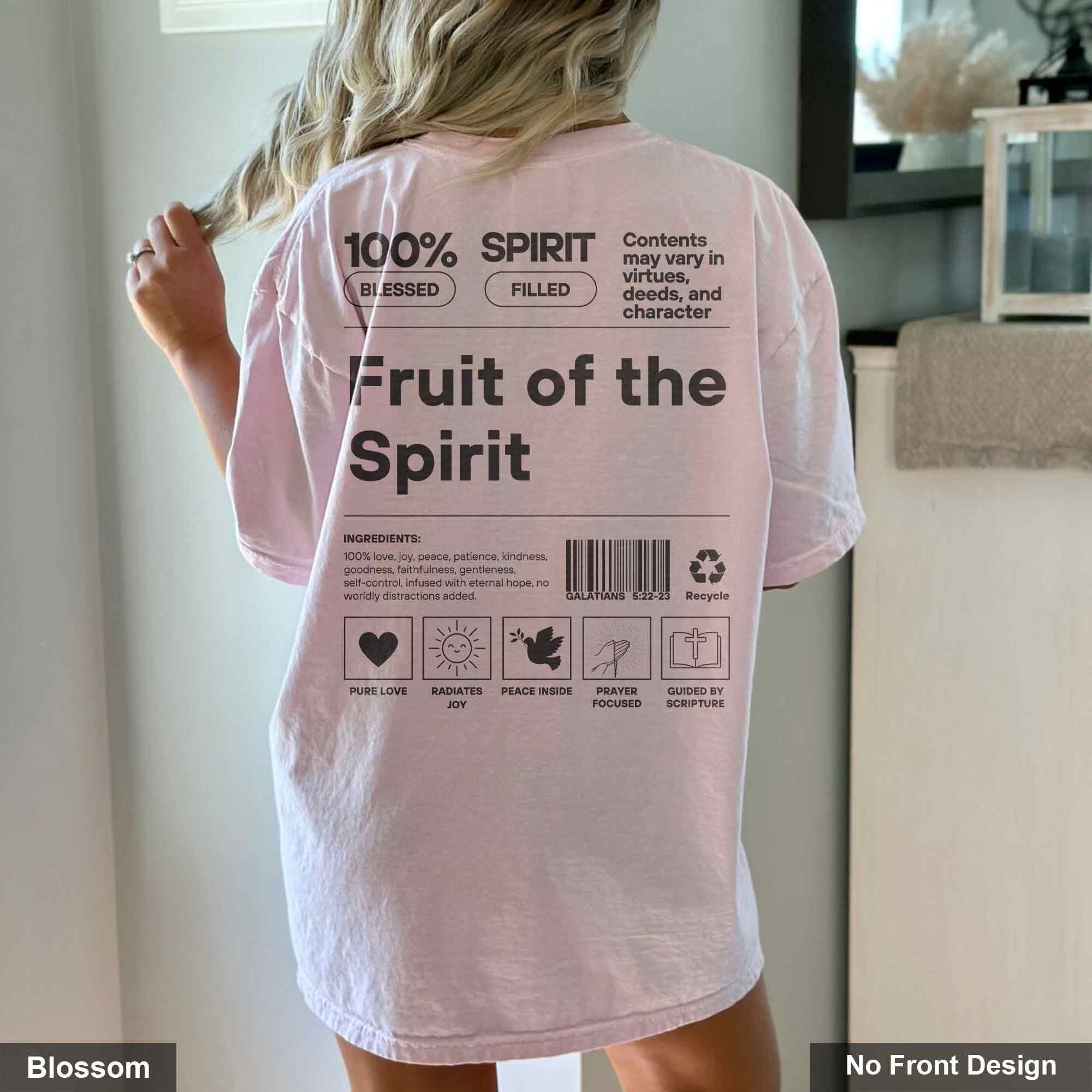 Fruit of the Spirit Shirt Galatians Shirt Faith Based Shirts Christian ...