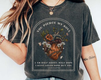 Half Agony Half Hope Persuasion Shirt Jane Austen Shirt Captain Wentworth Shirt Jane Austen Comfort Colors T-shirt English Major Gifts