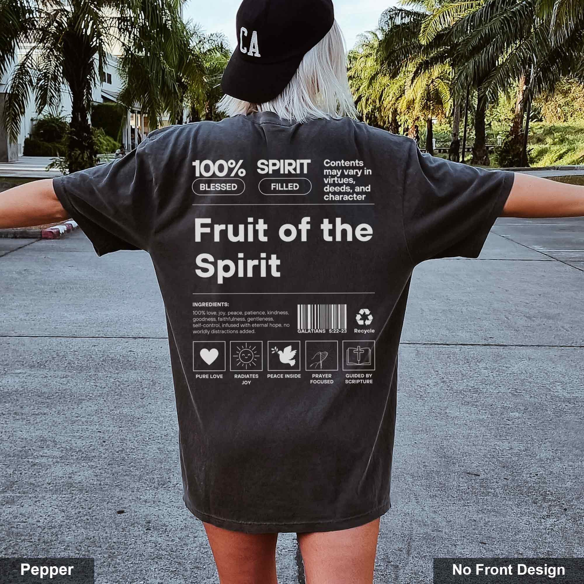Fruit of the Spirit Shirt Galatians Shirt Faith Based Shirts Christian ...