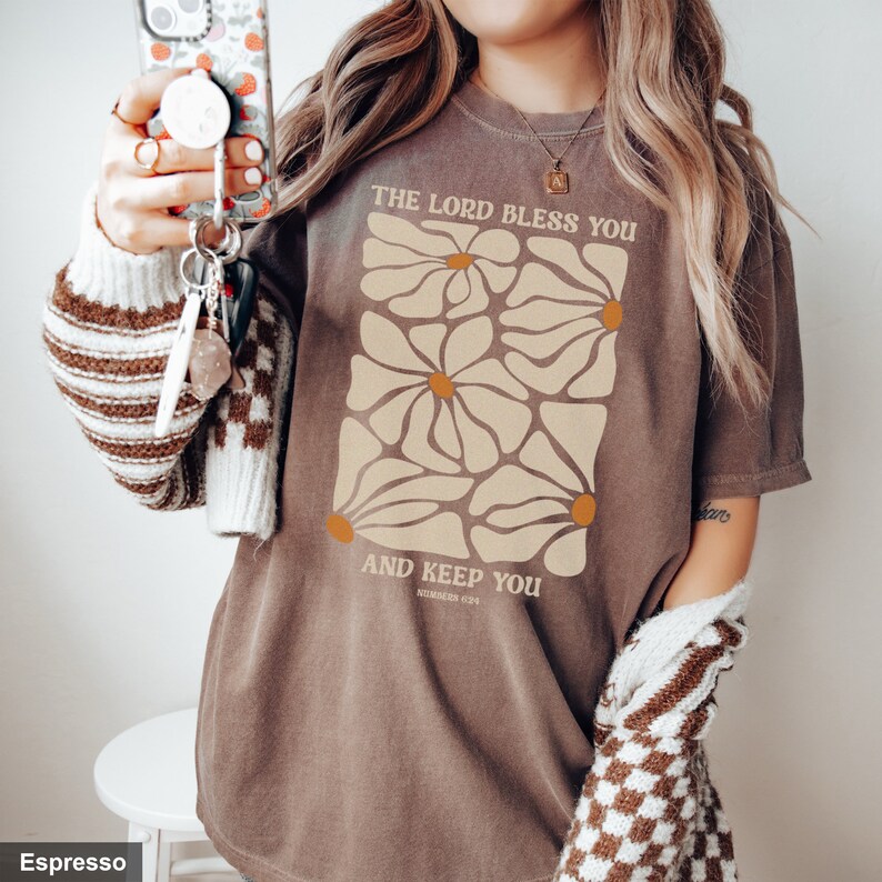 The Lord Bless You and Keep You Numbers 6 24 Worship Shirt Faith Based ...