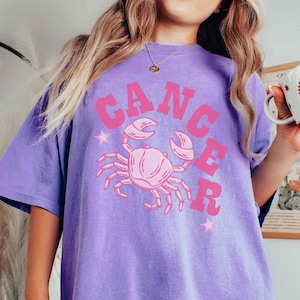 Cancer Zodiac Tshirt Cancer Horoscope Shirt Cancer Zodiac Gifts For Women Cancer Af Shirt Cancer Star Sign Gift Comfort Colors Western Shirt