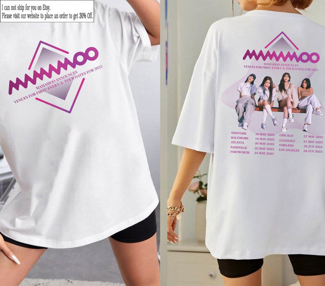 MAMAMOO 2023 MY CON Tour Shirt Mamamoo Us Tour Shirt Mamamoo Etsy