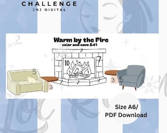 WINTER MINI Savings Challenge (Fireplace)