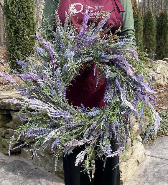 Lavender mix wreath