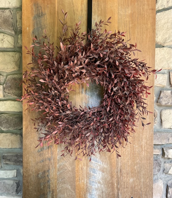 Fall willow wreath