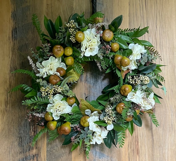 Pear floral Wreath